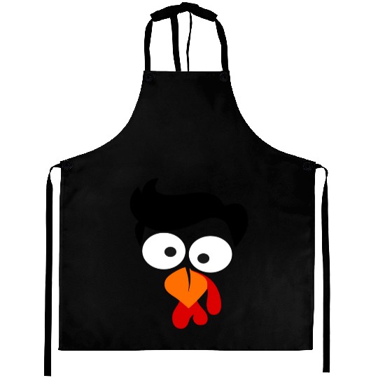 Turkey Face Thanksgiving Aprons