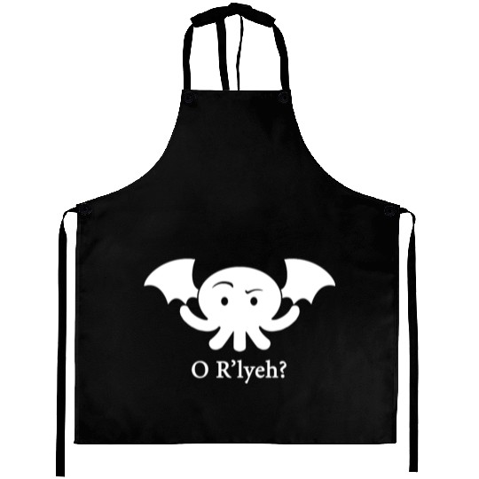 Cthulhu O R lyeh Lovecraft Humor Men s Women s or Aprons