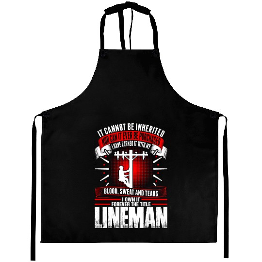 Forever The Title Lineman Aprons