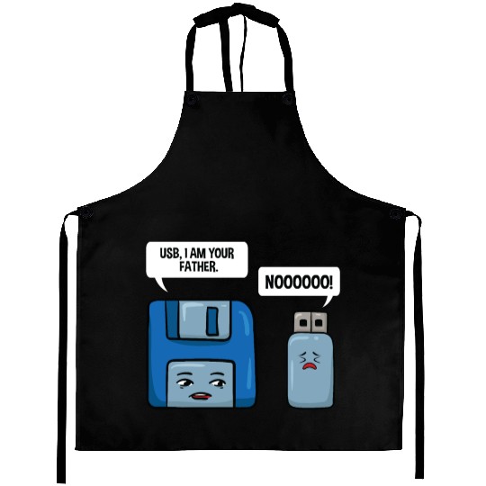 Floppy Disc USB Data Nerd Computer Science Gift Aprons