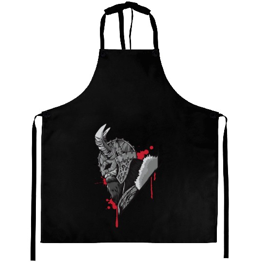 Viking Warrior | Raven Odin Valhalla Valknut Loki Aprons