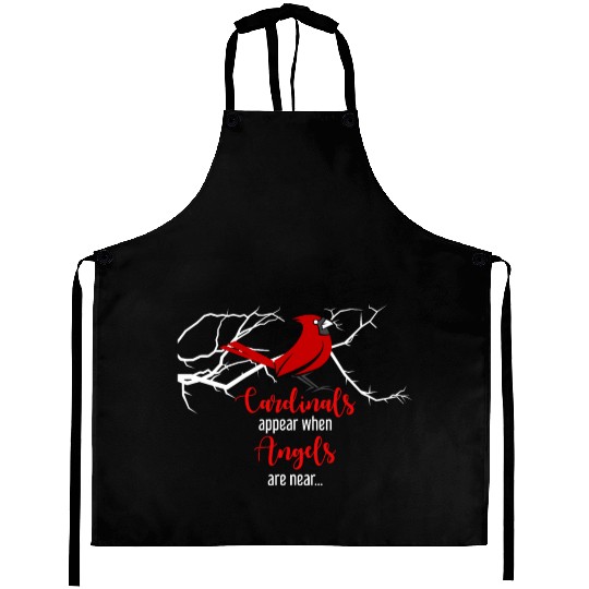 Cardinals Appear When Angels Are Near Bird Animal Aprons