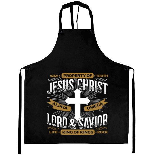 way property of truth jesus christ alpha omega lor Aprons