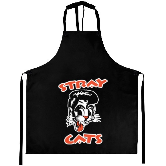 STRAY CATS Rockabilly Cool Cat Tattoo Aprons