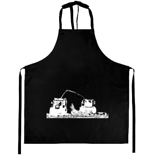 Corn chopper chopping corn harvester farmer Aprons