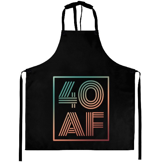 40th Birthday Aprons