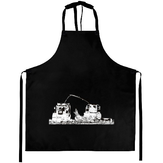 Corn chopper chopping corn maize farmer Aprons