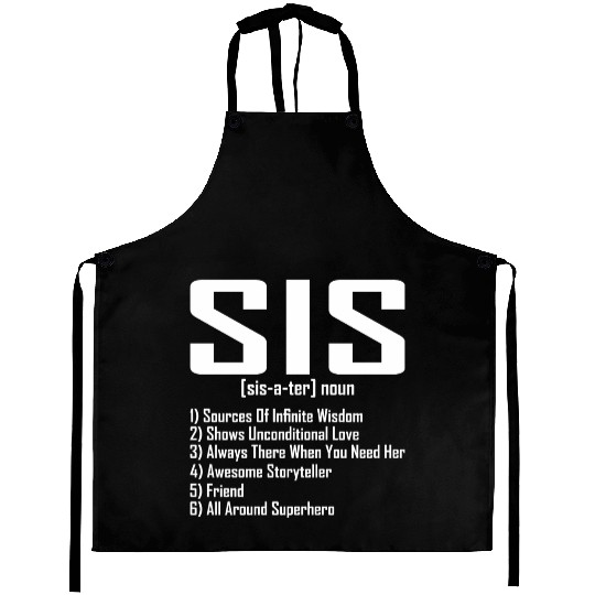 sister Noun Definition all around superhero Aprons