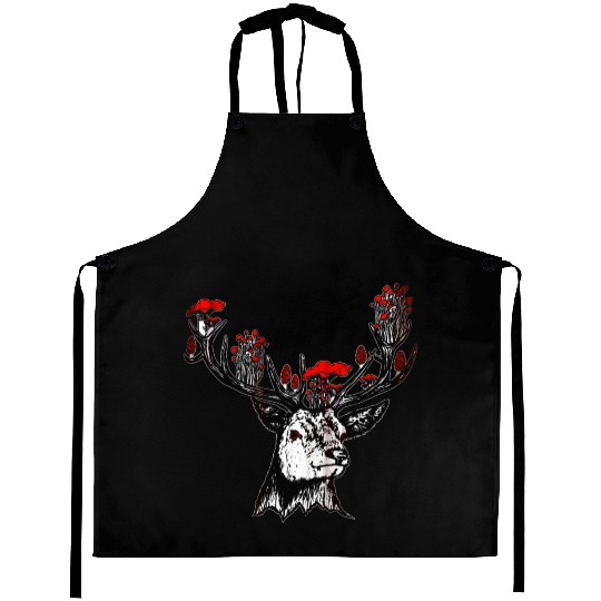 Deer mushrooms Aprons