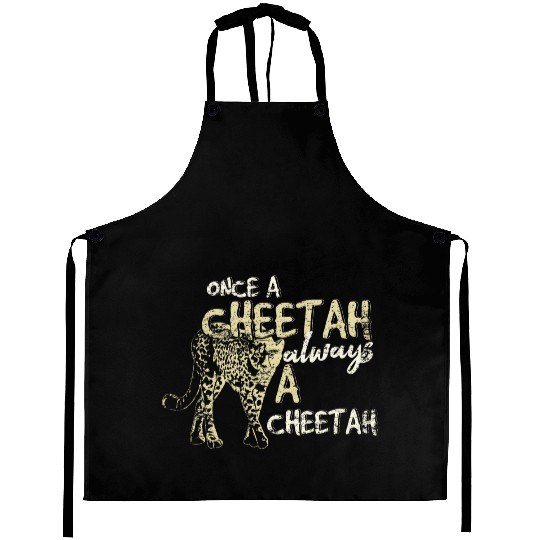 Cheetah safari Aprons