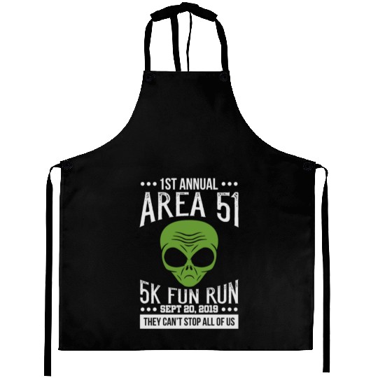Area 51 Alien Fun run Aprons