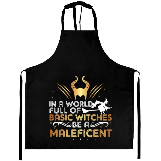 Halloween Scary Costume Witches be a Maleficent Aprons