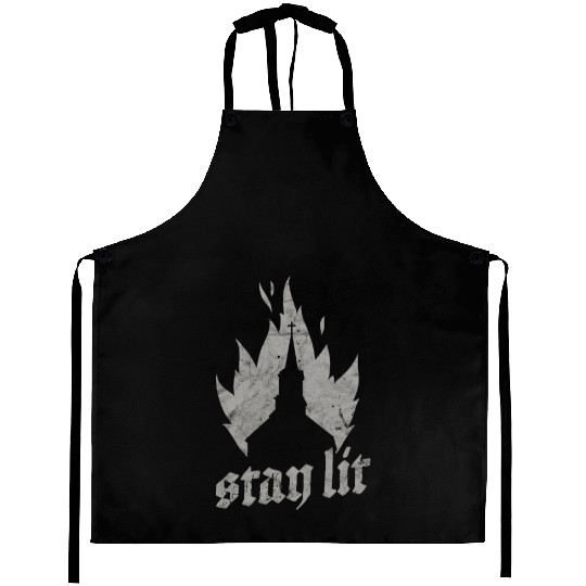 Occult Burning Church - Unholy Satanic Devil Aprons
