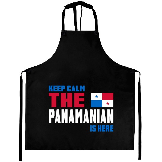 Keep Calm Panama / Flag Gift Aprons