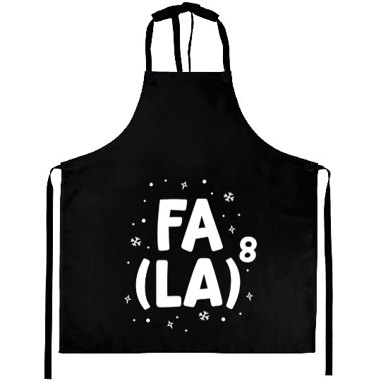 Fa La La Math Teacher Christmas Aprons Gift Idea