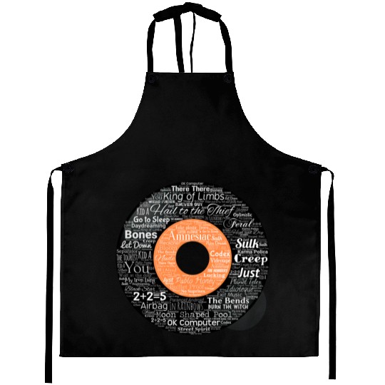 Radiohead Albums and Songs Aprons