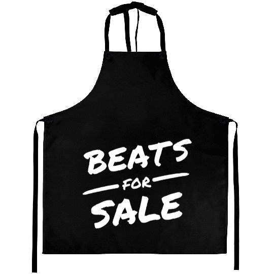 BEATS FOR SALE WHITE Aprons