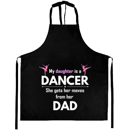 Dance Dad Dancer Fathers Day Aprons