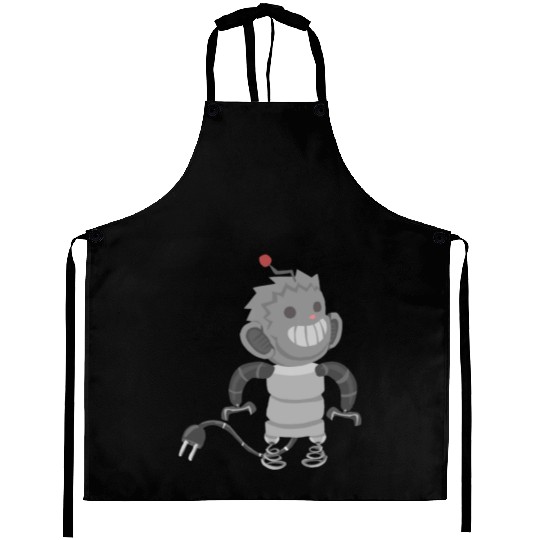 Robot Monkey Aprons