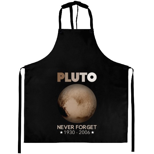 Pluto Never Forget 1930-2006 Aprons