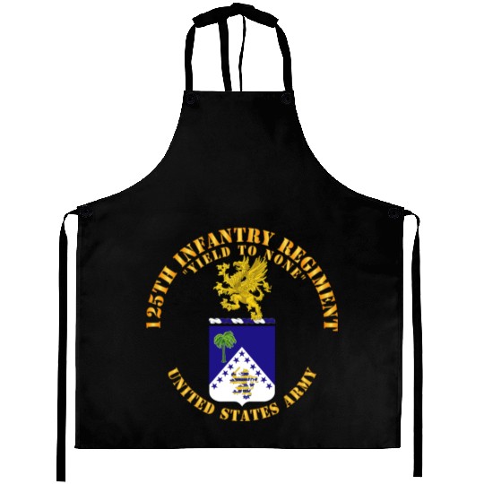Army COA 125th Infantry Regiment Yield to None Aprons