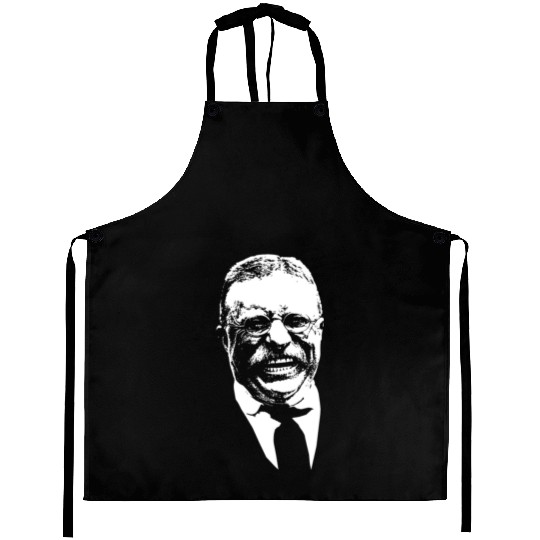 President Teddy Roosevelt Graphic Aprons