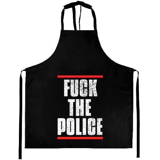Fuck the Police Aprons