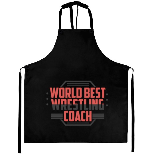 Worlds Best Wrestling Coach - Wrestling Aprons