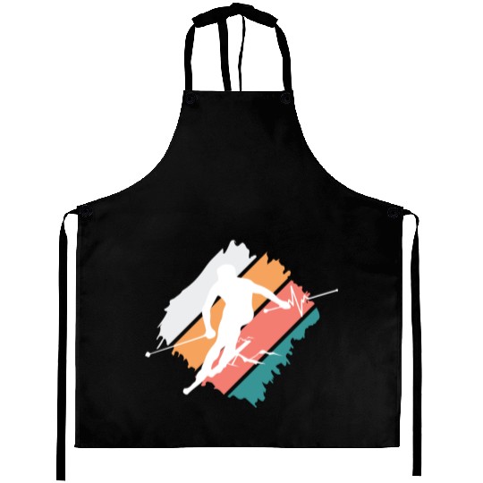 ski skiing winter sports mountains funny snow reso Aprons