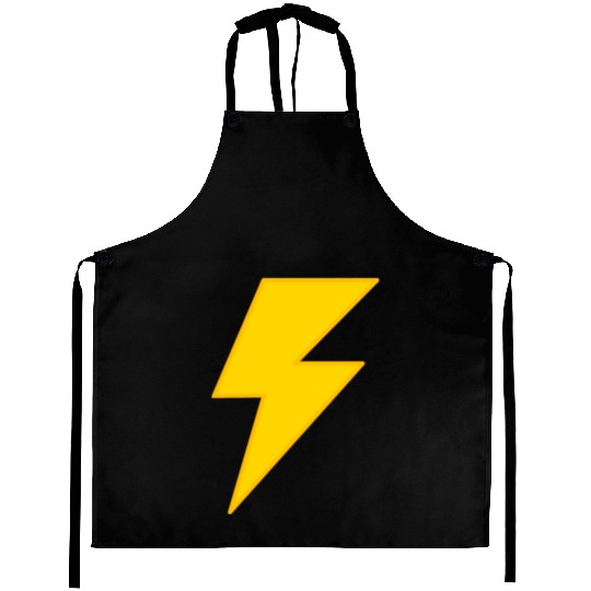 yellow lightning bolt Aprons