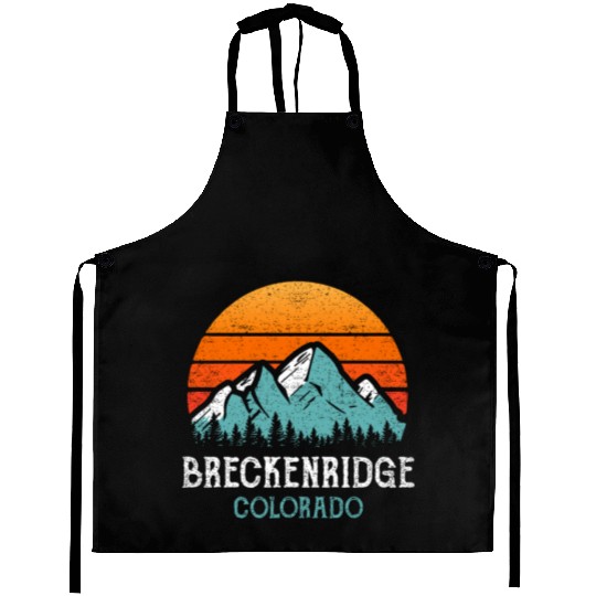 Vintage Breckenridge Aprons Retro Sun Mountains