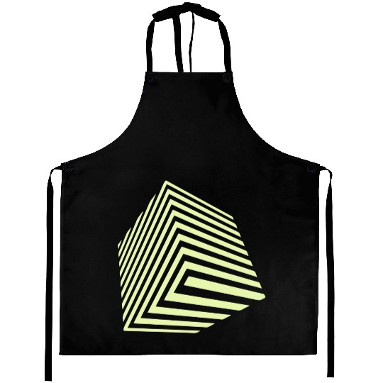Geometric Cube Aprons