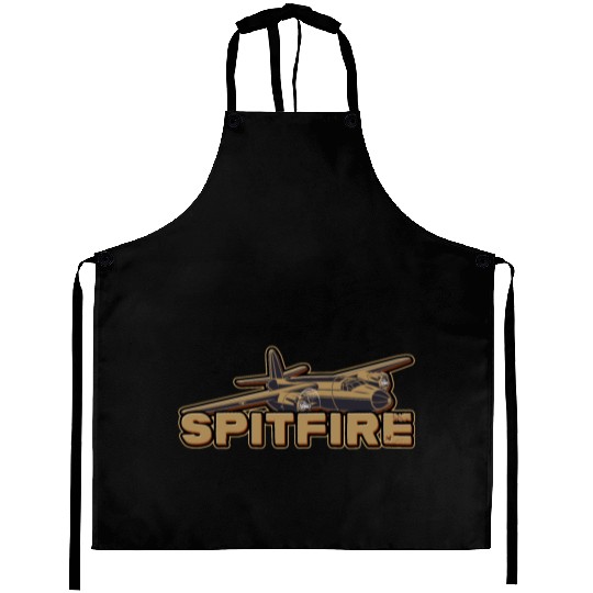 SPITFIRE SUPERMARINE WW2 FIGHTER PLANE Gift Aprons