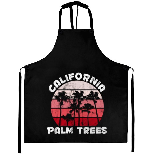 California Palm Trees Malibu Aprons