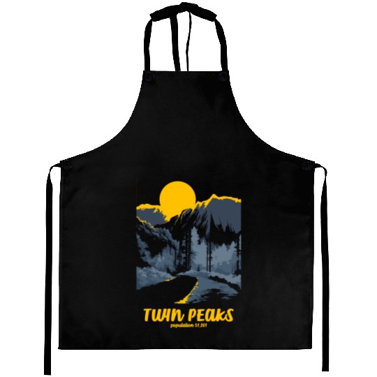 Twin Peaks Welcome To Twin Peaks Poster Aprons