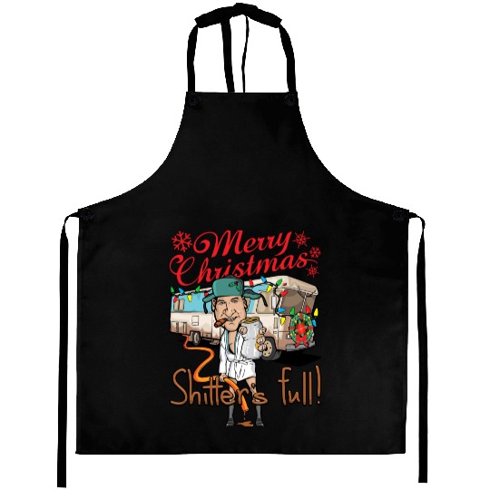 Merry Christmas Cousin Eddie Shitter'S Full Aprons