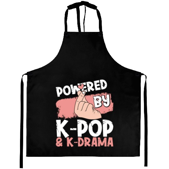 Powered by K-pop And K-Drama - Oppa Sign Aprons