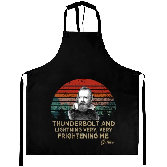 Thunderbolt and lightning Galileo Astronomy Aprons