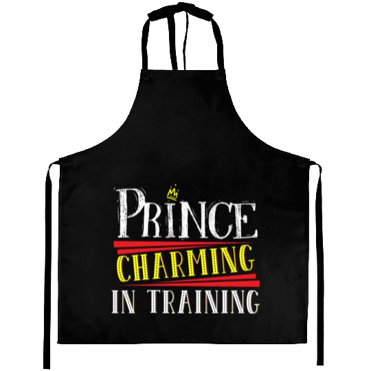 Prince Charming In Training Crown King Queen Aprons