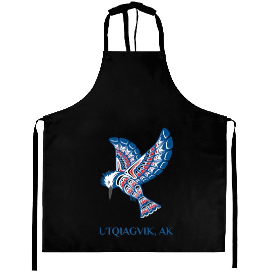 Native American Utqiagvik Kingfisher Bird Alaska Aprons