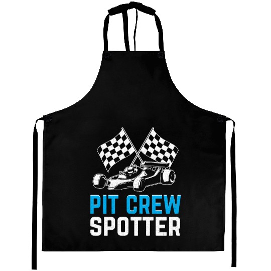 Pit Crew Spotter Race Car Racing Aprons
