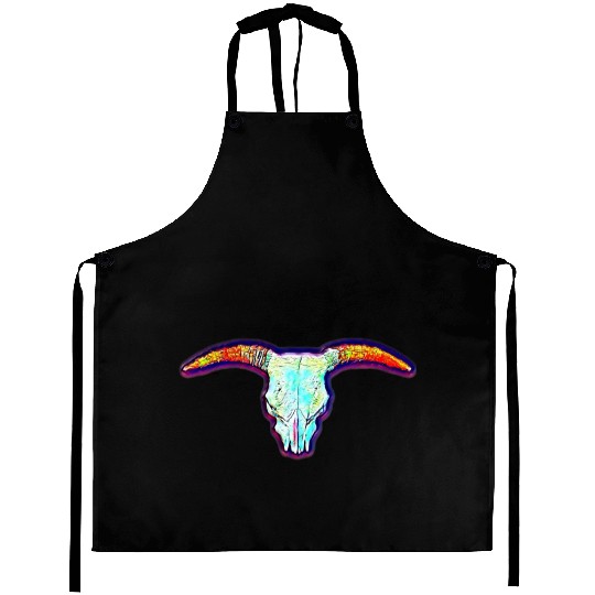 Cow skull Aprons