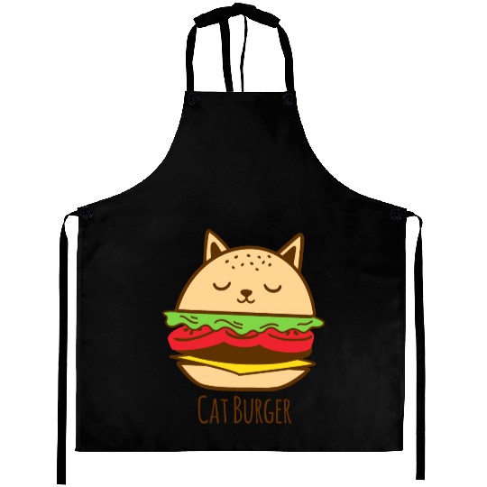 Cat Burger Aprons