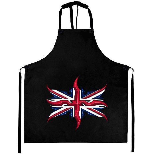 Union Jack British Flag Resistance Style Aprons