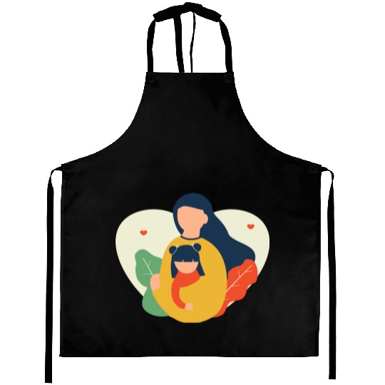 I Love You, Mama & Baby Aprons, Mommy and Me Aprons