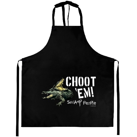 Swamp People Choot Em birthday christmas gift Aprons