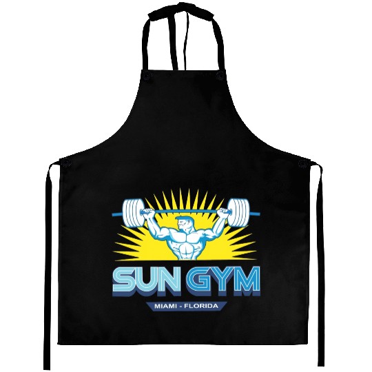 sun gym Aprons
