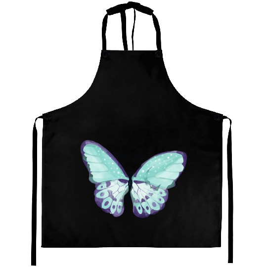 Light Green Butterfly Aprons