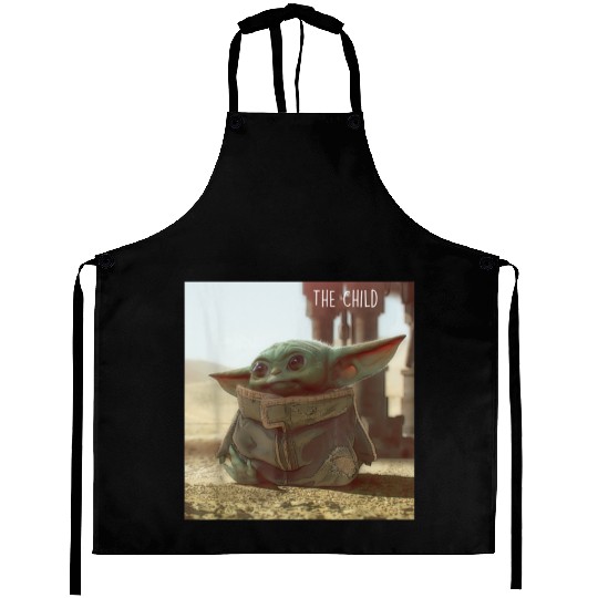 Star Wars The Mandalorian The Child Cute Scene Aprons