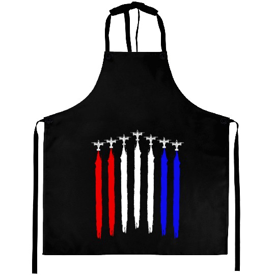 V-22 Osprey Helicopter Red White Blue Contrails Aprons